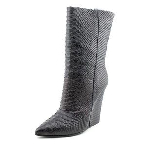 Giuseppe Zanotti reptile embossed wedge boot